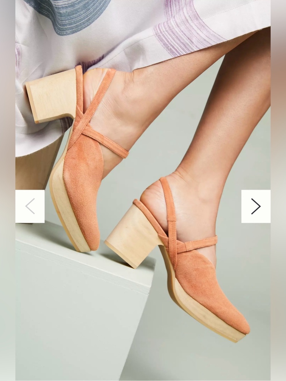 Rachel Comey Suede Level Clog-inspired Slingback Shoe in Blush Size 7.0 - Picture 2 of 16